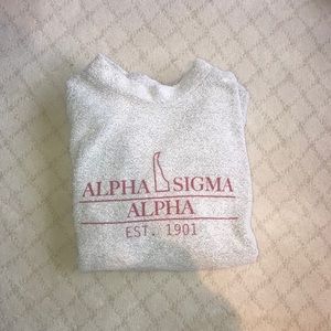 Alpha Sigma Alpha sorority woolly sweater